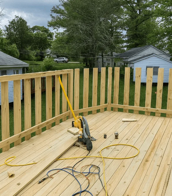 Deck framing and construction